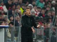 Bruno Lage of Benfica  gestures during the Champions League Round 4 match between Bayern Munich v Benfica at the Allianz arena, Munich, Germ...