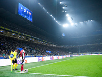 Bukayo Saka of Arsenal during the UEFA Champions League 2024/25 League Phase MD4 match between FC Internazionale and Arsenal at Stadio San S...