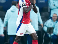 Thomas Partey of Arsenal looks dejected during the UEFA Champions League 2024/25 League Phase MD4 match between FC Internazionale and Arsena...