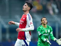 Kai Havertz of Arsenal looks dejected during the UEFA Champions League 2024/25 League Phase MD4 match between FC Internazionale and Arsenal...