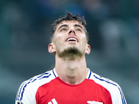 Kai Havertz of Arsenal looks dejected during the UEFA Champions League 2024/25 League Phase MD4 match between FC Internazionale and Arsenal...