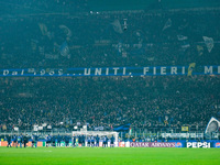 Players of FC Internazionale celebrate the victory during the UEFA Champions League 2024/25 League Phase MD4 match between FC Internazionale...