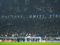 Players of FC Internazionale celebrate the victory during the UEFA Champions League 2024/25 League Phase MD4 match between FC Internazionale...