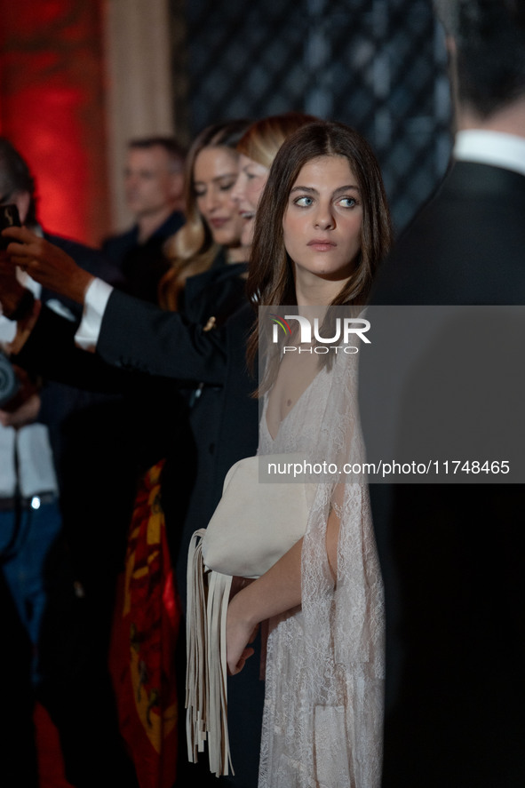 Margherita Mazzucco attends the Red Cross Ball in Rome, Italy, on November 6, 2024. 