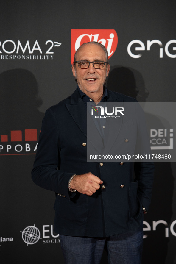 Luca Ward attends the Red Cross Ball in Rome, Italy, on November 6, 2024. 