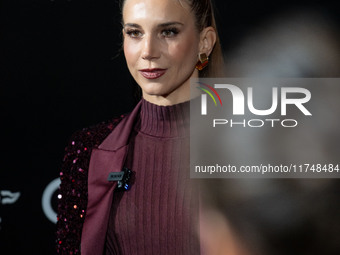 Nicoletta Romanoff attends the Red Cross Ball in Rome, Italy, on November 6, 2024. (