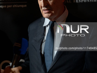 Rupert Everett attends the Red Cross Ball in Rome, Italy, on November 6, 2024. (