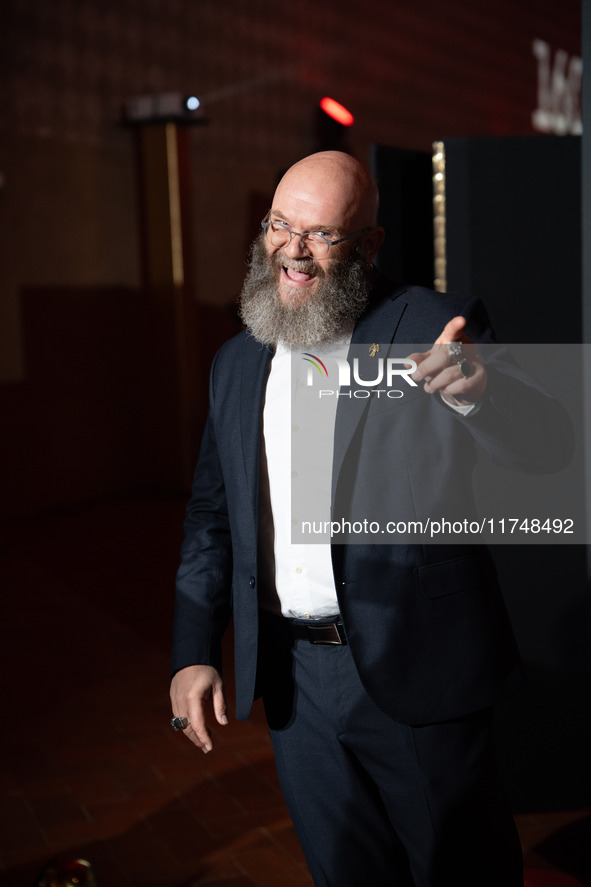 Darko Peric attends the Red Cross Ball in Rome, Italy, on November 6, 2024. 