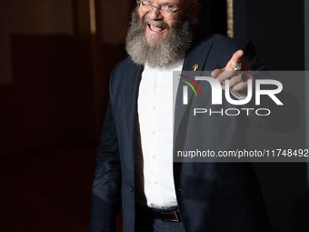 Darko Peric attends the Red Cross Ball in Rome, Italy, on November 6, 2024. (