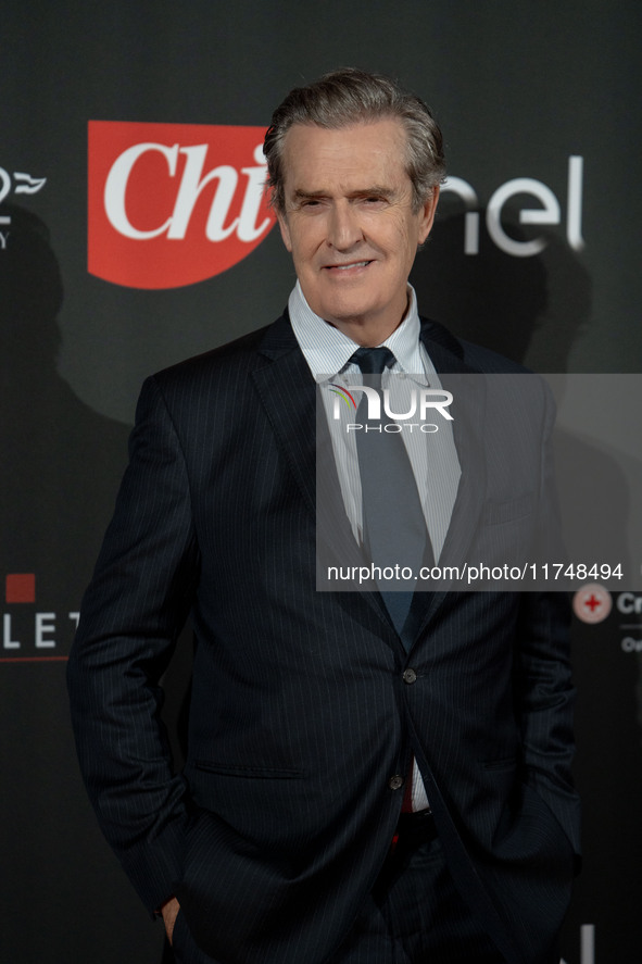 Rupert Everett attends the Red Cross Ball in Rome, Italy, on November 6, 2024. 