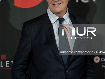 Rupert Everett attends the Red Cross Ball in Rome, Italy, on November 6, 2024. (