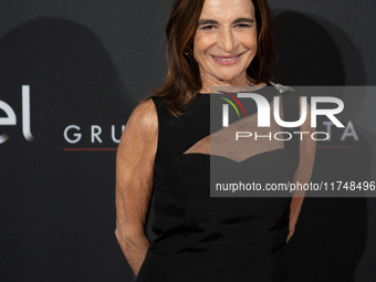 Lina Sastri attends the Red Cross Ball in Rome, Italy, on November 6, 2024. (