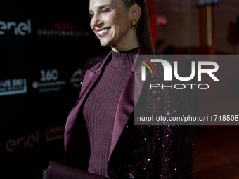 Nicoletta Romanoff attends the Red Cross Ball in Rome, Italy, on November 6, 2024. (