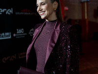 Nicoletta Romanoff attends the Red Cross Ball in Rome, Italy, on November 6, 2024. (