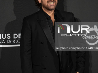 Alessandro Siani attends the Red Cross Ball in Rome, Italy, on November 6, 2024. (