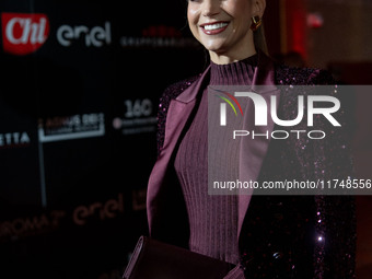 Nicoletta Romanoff attends the Red Cross Ball in Rome, Italy, on November 6, 2024. (