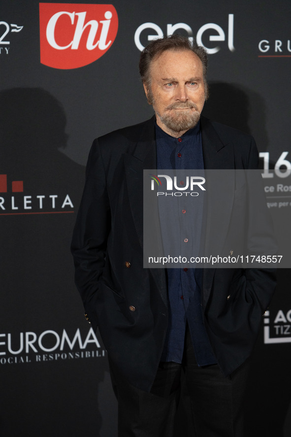 Franco Nero attends the Red Cross Ball in Rome, Italy, on November 6, 2024. 