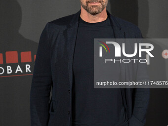 Raoul Bova attends the Red Cross Ball in Rome, Italy, on November 6, 2024. (