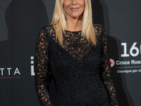 Eleonora Daniele attends the Red Cross Ball in Rome, Italy, on November 6, 2024. (