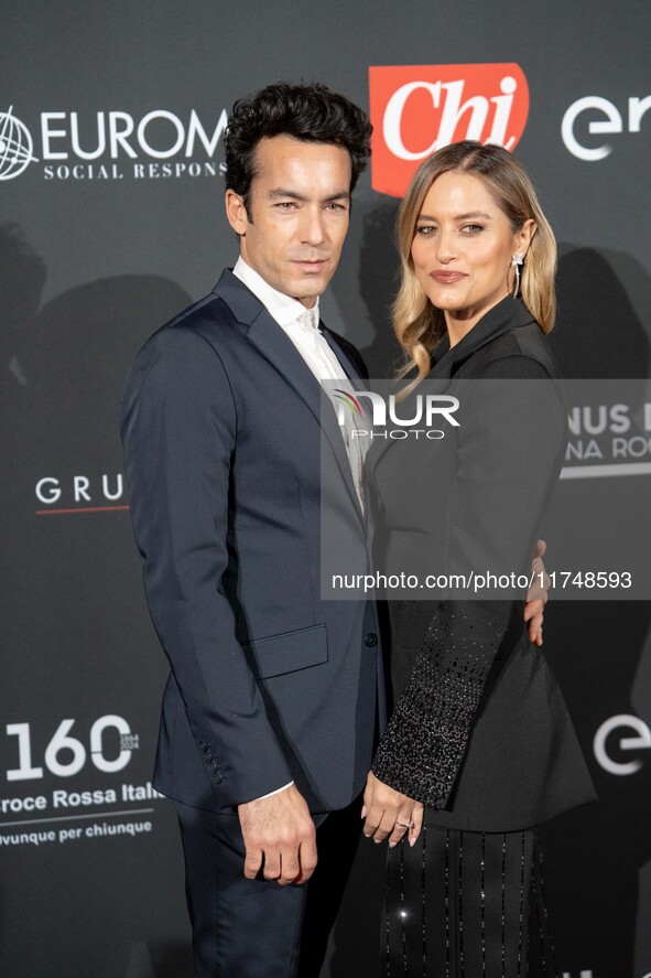 Lola Ponce attends the Red Cross Ball in Rome, Italy, on November 6, 2024. 