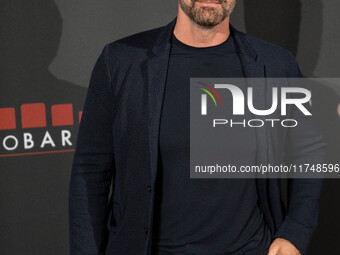 Raoul Bova attends the Red Cross Ball in Rome, Italy, on November 6, 2024. (