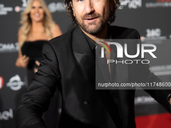 Alessandro Siani attends the Red Cross Ball in Rome, Italy, on November 6, 2024. (