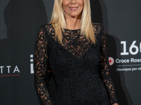 Eleonora Daniele attends the Red Cross Ball in Rome, Italy, on November 6, 2024. (