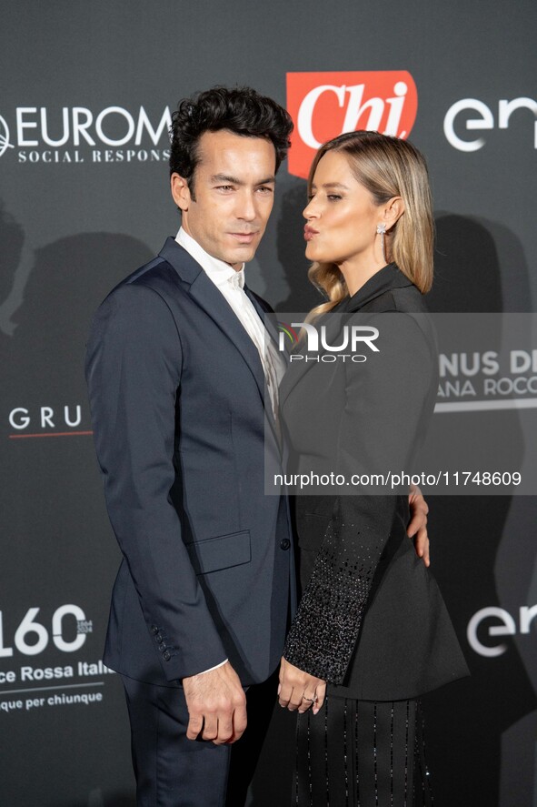 Lola Ponce attends the Red Cross Ball in Rome, Italy, on November 6, 2024. 