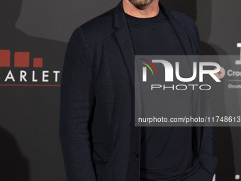 Raoul Bova attends the Red Cross Ball in Rome, Italy, on November 6, 2024. (