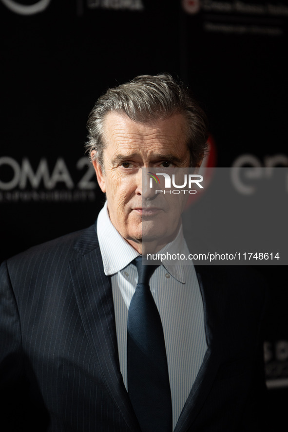 Rupert Everett attends the Red Cross Ball in Rome, Italy, on November 6, 2024. 