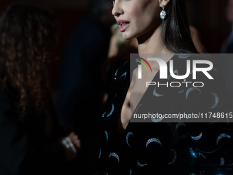 Francesca Chillemi attends the Red Cross Ball in Rome, Italy, on November 6, 2024. (