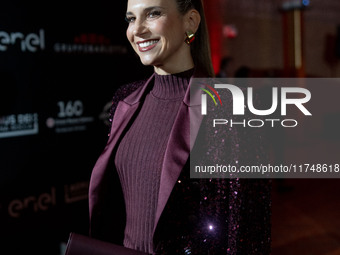 Nicoletta Romanoff attends the Red Cross Ball in Rome, Italy, on November 6, 2024. (