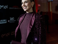 Nicoletta Romanoff attends the Red Cross Ball in Rome, Italy, on November 6, 2024. (