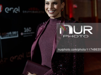 Nicoletta Romanoff attends the Red Cross Ball in Rome, Italy, on November 6, 2024. (