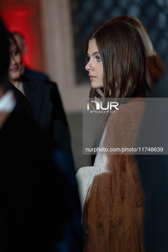 Margherita Mazzucco attends the Red Cross Ball in Rome, Italy, on November 6, 2024. 