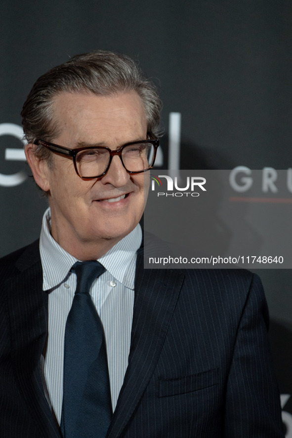 Rupert Everett attends the Red Cross Ball in Rome, Italy, on November 6, 2024. 