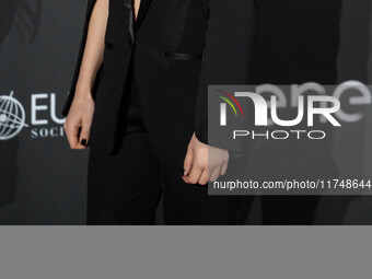 Claudia Tranchese attends the Red Cross Ball in Rome, Italy, on November 6, 2024. (