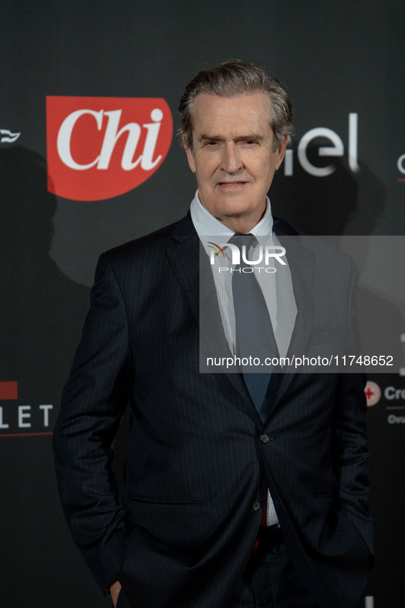 Rupert Everett attends the Red Cross Ball in Rome, Italy, on November 6, 2024. 