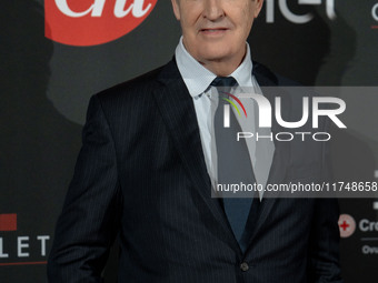 Rupert Everett attends the Red Cross Ball in Rome, Italy, on November 6, 2024. (