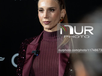 Nicoletta Romanoff attends the Red Cross Ball in Rome, Italy, on November 6, 2024. (