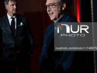 Luca Ward attends the Red Cross Ball in Rome, Italy, on November 6, 2024. (