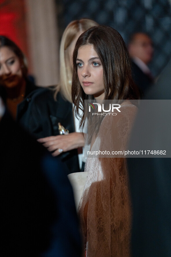 Margherita Mazzucco attends the Red Cross Ball in Rome, Italy, on November 6, 2024. 