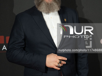 Darko Peric attends the Red Cross Ball in Rome, Italy, on November 6, 2024. (