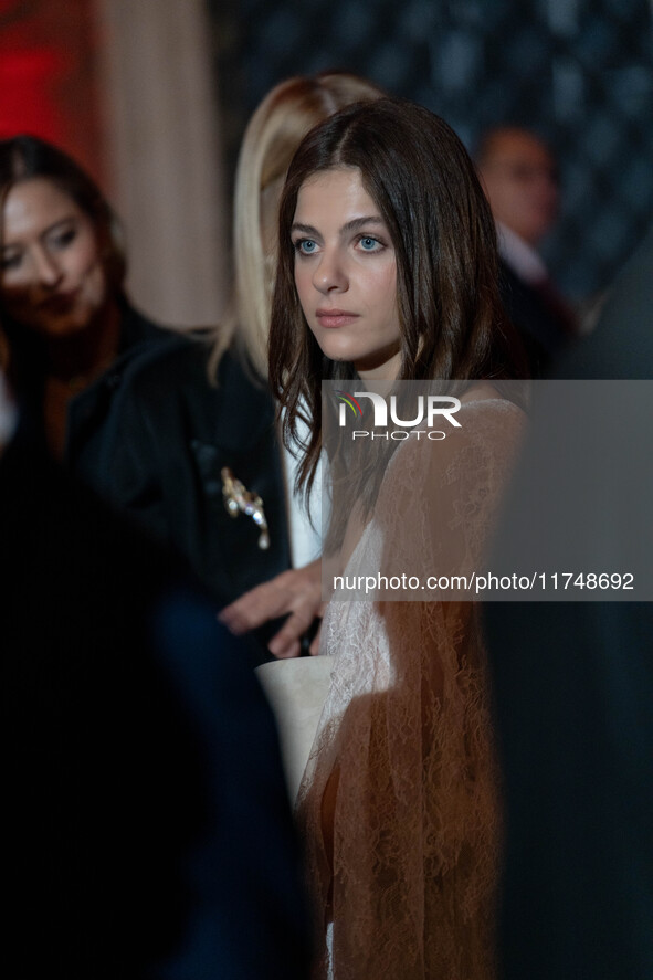 Margherita Mazzucco attends the Red Cross Ball in Rome, Italy, on November 6, 2024. 