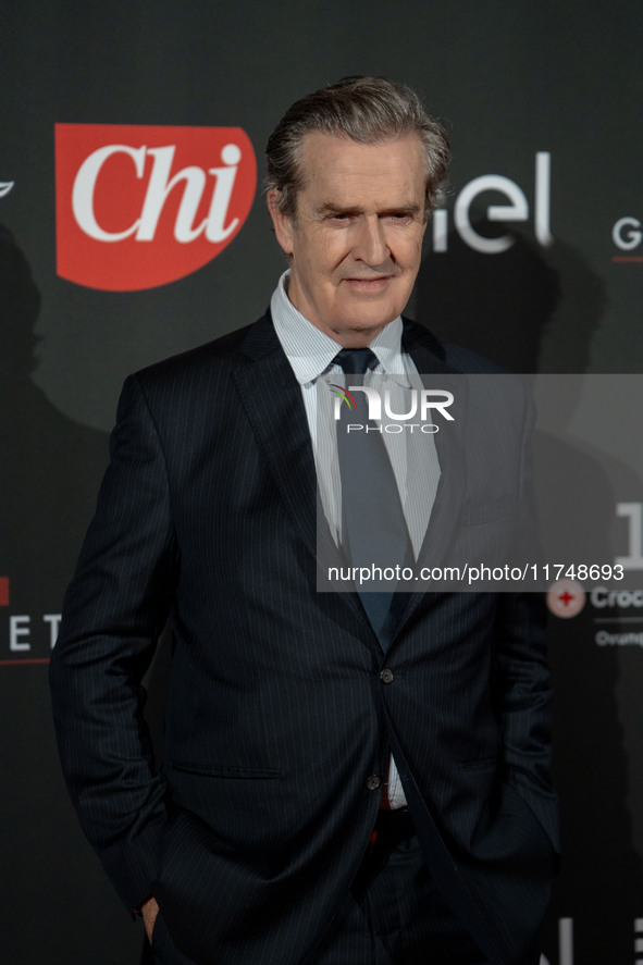 Rupert Everett attends the Red Cross Ball in Rome, Italy, on November 6, 2024. 