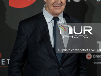 Rupert Everett attends the Red Cross Ball in Rome, Italy, on November 6, 2024. (