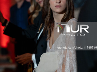 Margherita Mazzucco attends the Red Cross Ball in Rome, Italy, on November 6, 2024. (