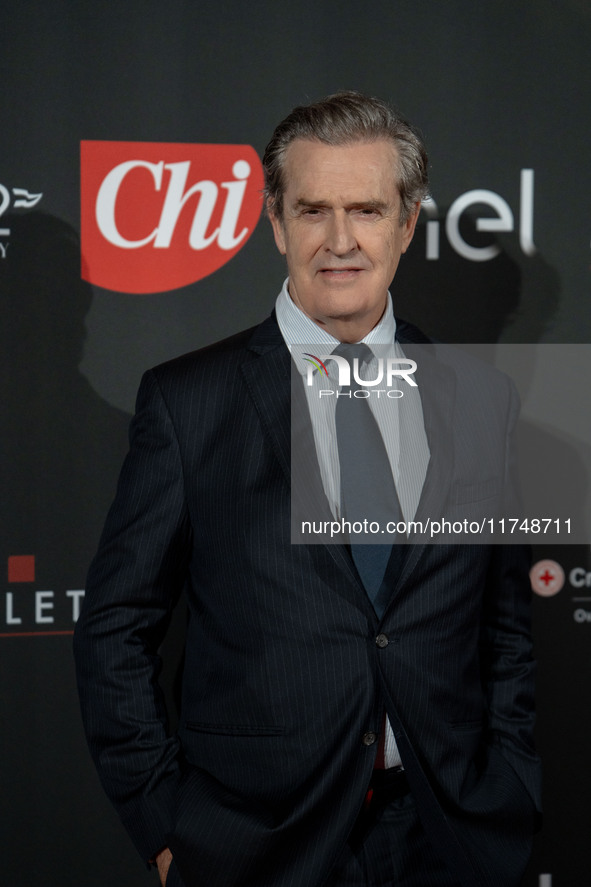 Rupert Everett attends the Red Cross Ball in Rome, Italy, on November 6, 2024. 