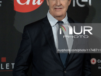 Rupert Everett attends the Red Cross Ball in Rome, Italy, on November 6, 2024. (