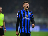 Benjamin Savard of Inter Milan looks on during the Champions League match between Inter Milan and Arsenal at San Siro Stadium in Milan, Ital...